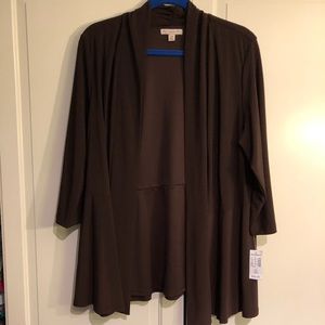 Hard to find brown knit cardigan